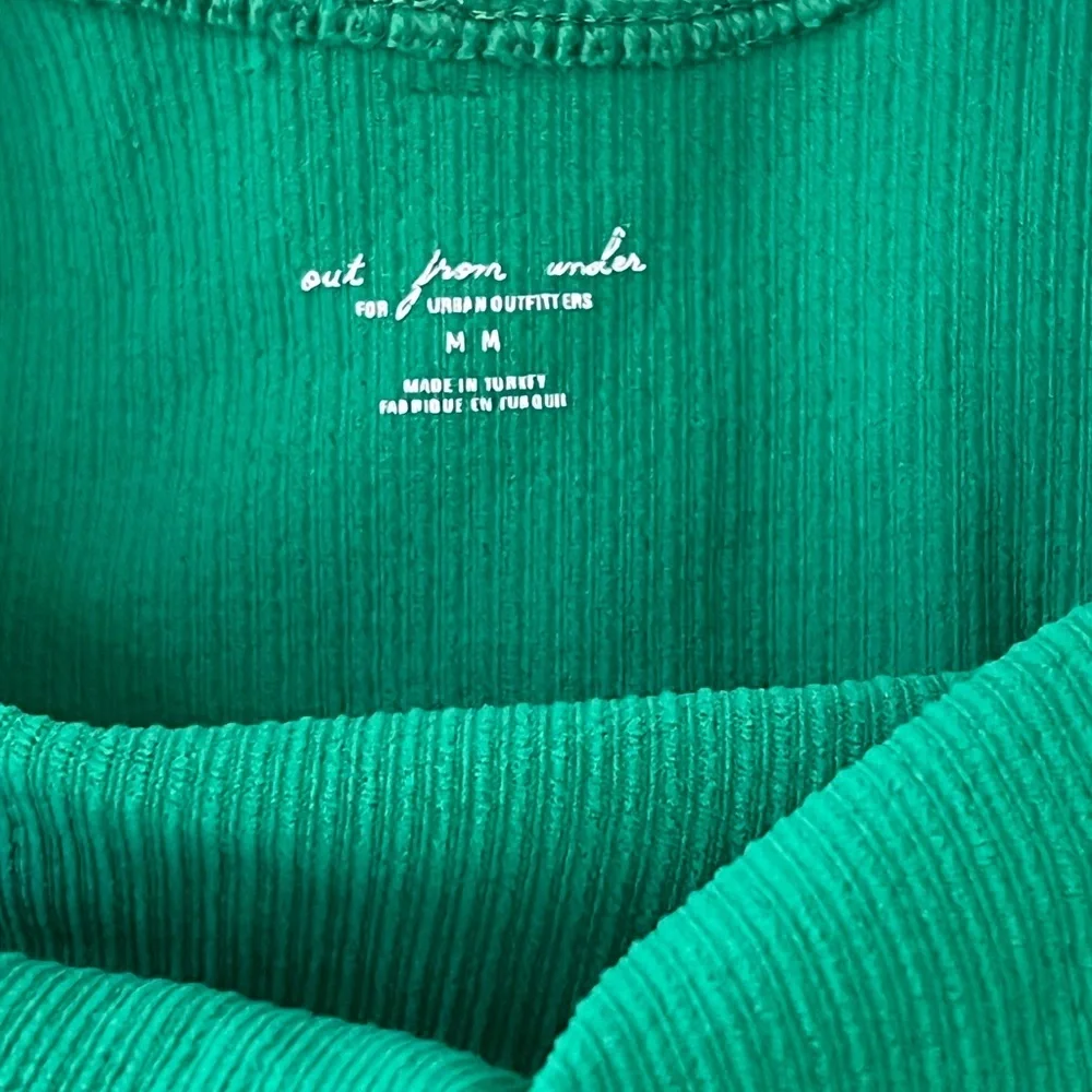 Urban Outfitters | Out from Under green ribbed knit stretch scoop neck b… - Picture 9 of 9